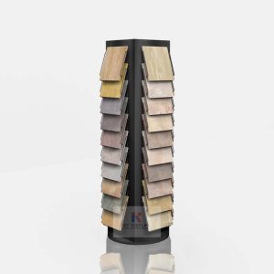 Stone Or Tile Display Shelf Tower Optional Rotating 1