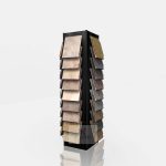 Stone Or Tile Display Shelf Tower Optional Rotating-yy