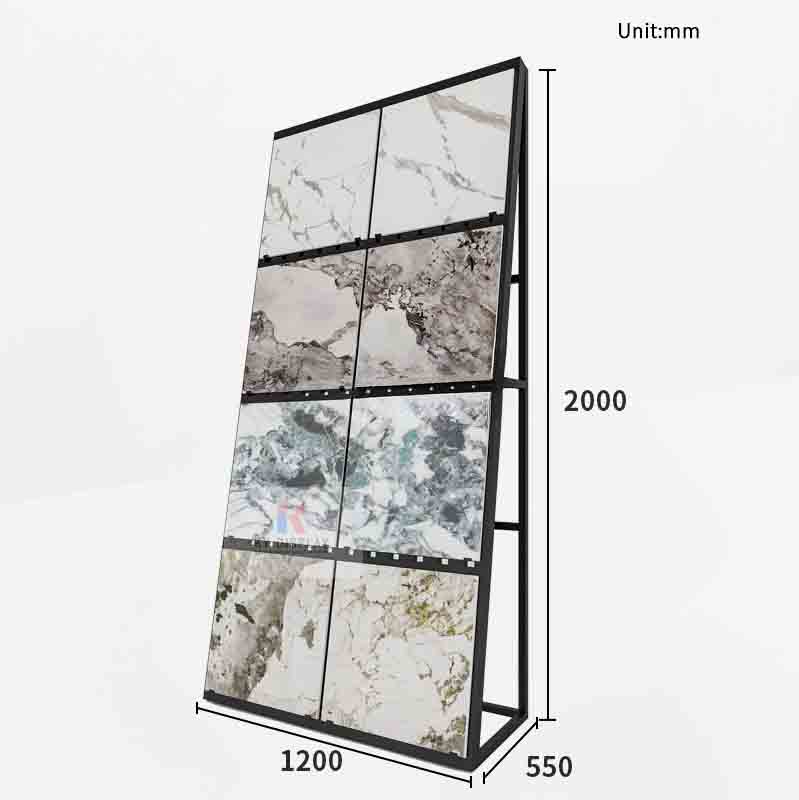 Wall panel board ceramic tile stone stand display description