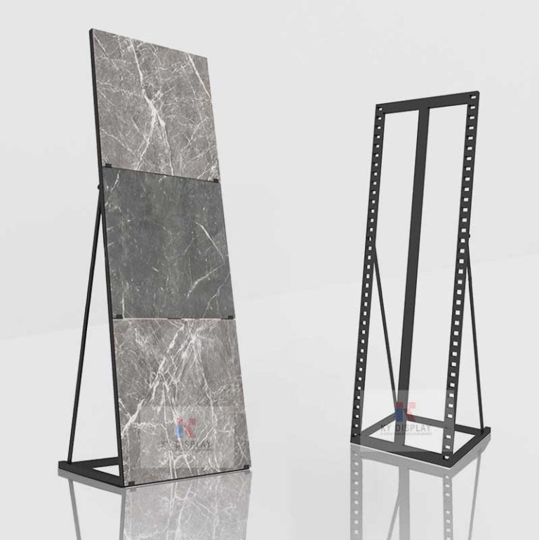 vertical 3 sided tile display stand cover