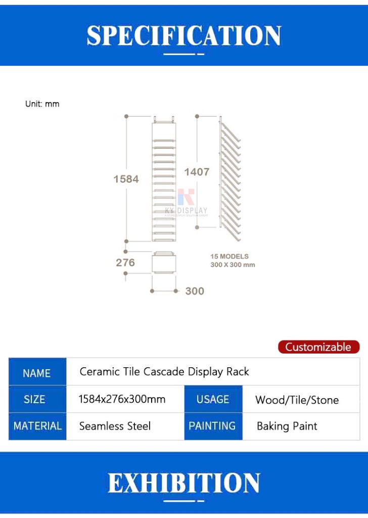 Tile Cascade Display