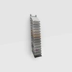 Ceramic Tile Cascade Display Rack_anthracite_KYdisplay