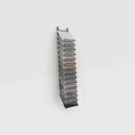 Ceramic Tile Cascade Display Rack_black_KYdisplay