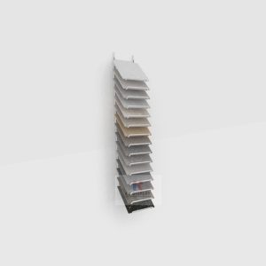 Ceramic Tile Cascade Display Rack_white_cover_KYdisplay