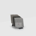 Compact Ceramic Tile Display Stand for Small Samples_anthracite_KYdisplay