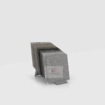 Compact Ceramic Tile Display Stand for Small Samples_silver_KYdisplay