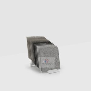 Compact Ceramic Tile Display Stand for Small Samples_white_cover_KYdisplay