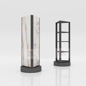 Custom Triangular Stone Rotation Display Stand_cover_KYdisplay