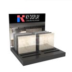 Custom Wooden Stone Tile Display Stand for Countertop (Wholesale)_right_KYdisplay