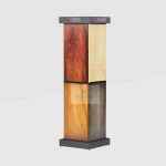 Customizable Rotating Display Rack for Tile and Sample Boards_wood_KYdisplay