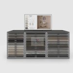 Digital Tile Display Drawer with Smart Sample System_silver_KYdisplay