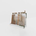 Dual Laminate and Parquet Display Stand_left_kydiplay