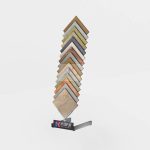 Portable Sample Rack Easy Shipping Tower With Ceramic Tile Samples Stone Marble Showroom Displays kydisplay_cover