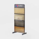 Sample Wood Laminate Display Racks Wood Laminate Plank Shelf System Showroom Displays_cover