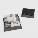 Slot Type Stone and Ceramic Tabletop Display Rack_up_KYdisplay