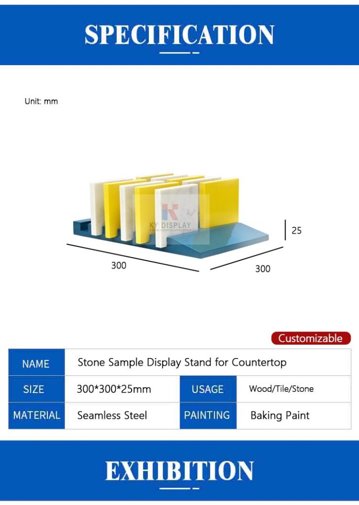 Stone Sample Display Stand for Countertop_Decription_KYdispplay