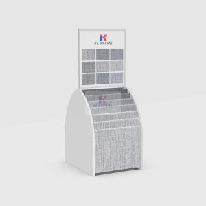 Freestanding Rug Sample Display Rack_cover_KYdisplay