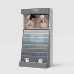 Portable Carpet Sample Display Rack for Showrooms_single_KYdisplay